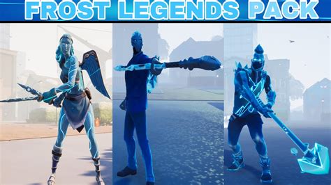 FROST LEGENDS PACK IN FORTNITE Frost Broker Snow Drift Snowheart