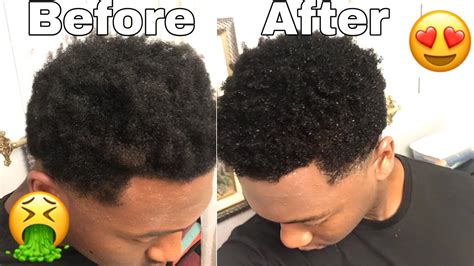 How To Get Natural Curly Hair For Black Men Ft Cantu Fast And