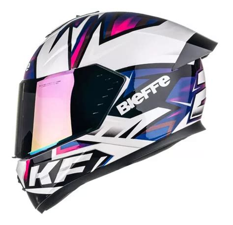 Casco Bieffe Para Moto Deportiva Cerrado Para Hombre Y Mujer Talla