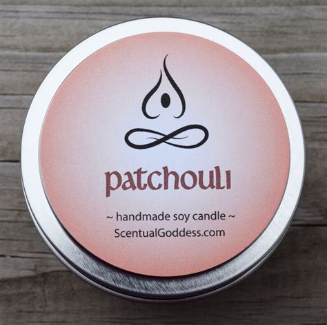 Patchouli Candle Earthy Scented Soy Candle Create A Zen Etsy