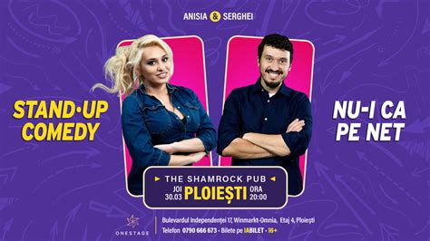 Bilete Ploiesti Stand Up Cu Anisia Si Serghei Mar Ora