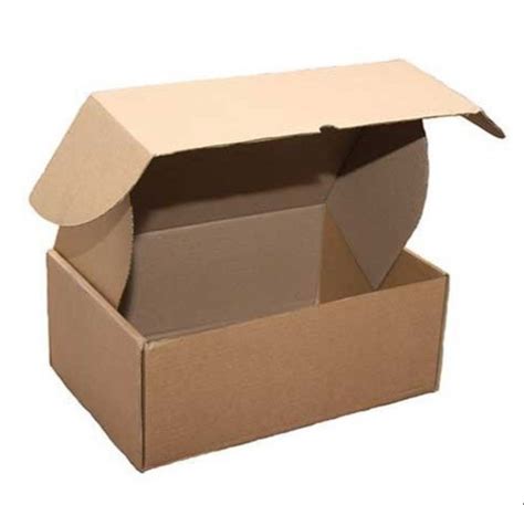 Single Wall 3 Ply Die Cut Corrugated Packaging Boxes