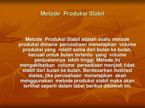 Ppt Anggaran Produksi Dan Anggaran Biaya Produksi Powerpoint