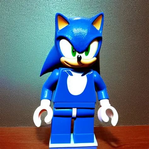 Sonic Lego Figure Stable Diffusion