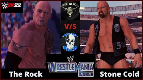 Wwe K The Rock Vs Stone Cold Gameplay Xbox Series X Youtube