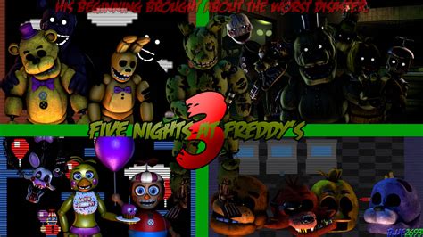 [sfm] Fnaf 3 4th Anniversary By Kimwhee On Deviantart