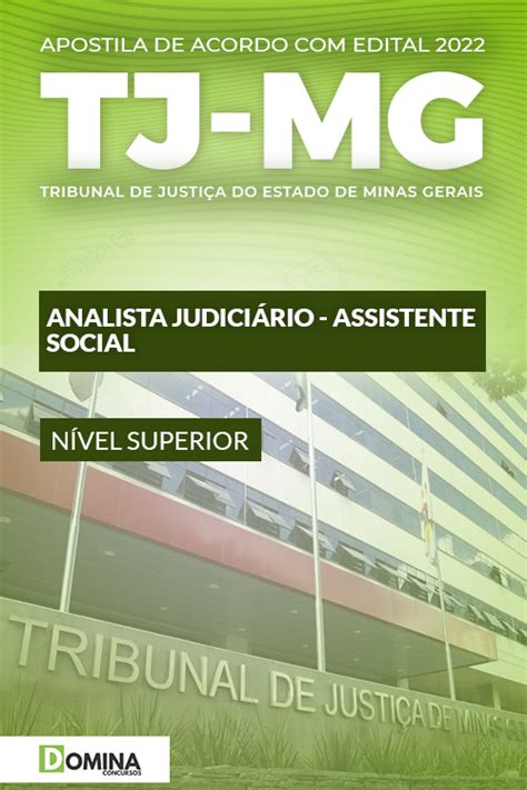 Apostila Tj Mg Analista Judici Rio Assistente Social