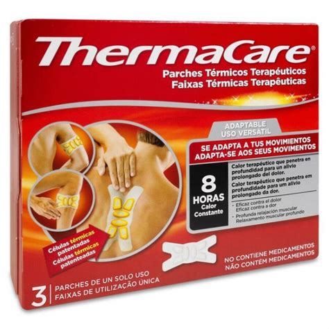 Thermacare Parches térmicos terapéuticos adaptables 3 parches