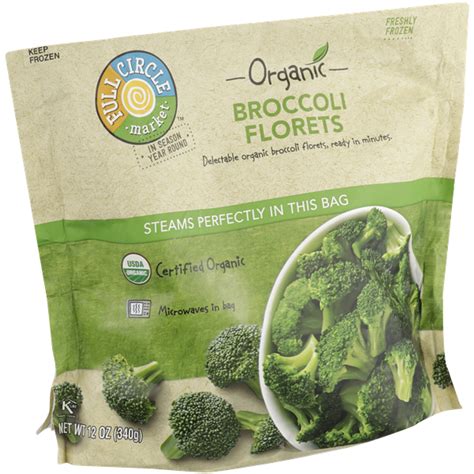 Full Circle Organic Broccoli Florets Hy Vee Aisles Online Grocery