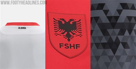 Albanien 2021 Heim Auswärts Dritte Trikots veröffentlicht Nur Fussball