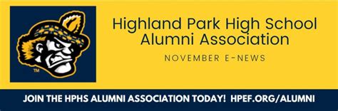 Highland Park High School Alumni Association- November eNews