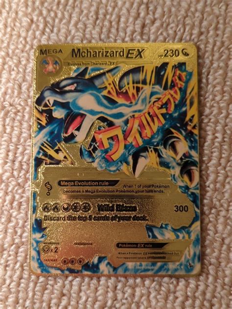 Mavin Mega Charizard EX Ultra Rare Gold Foil Pokémon Card