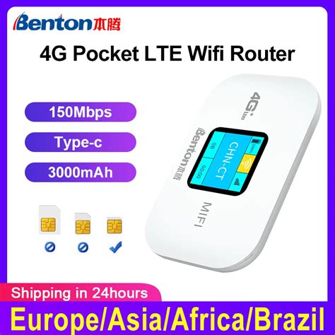 Benton Router inalámbrico 4G Lte módem de desbloqueo portátil Mini