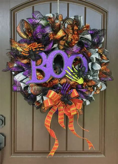 13 Amazing Diy Halloween Mesh Wreath Ideas