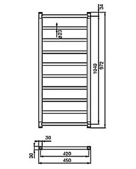 Полотенцесушитель водяной Zehnder Stalox, высота 100 см, ширина 45 см ...