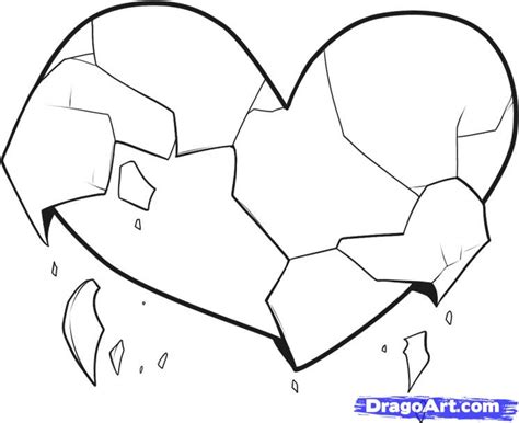 Sad Drawings Easy Heart