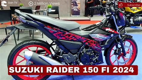 All New Suzuki Raider 150 Fi 2024 Model Youtube