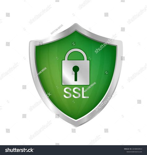 Secure Ssl Encryption Logo Secure Connection Stock Vector (Royalty Free ...