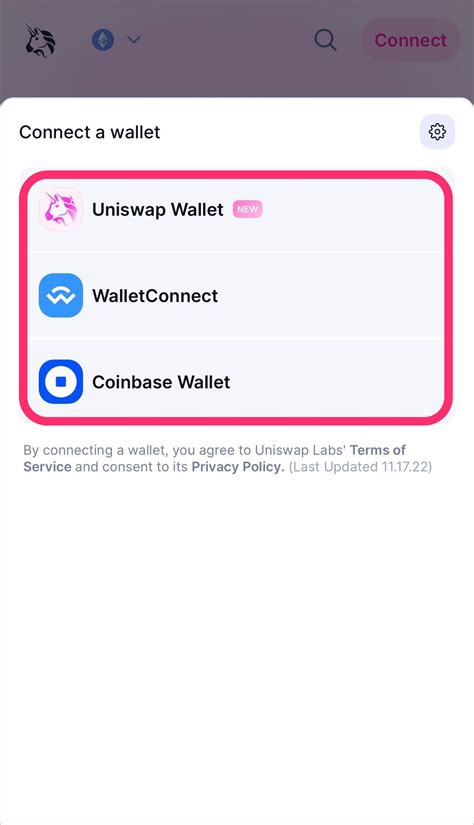 How To Connect A Wallet To Uniswap Uniswap Labs