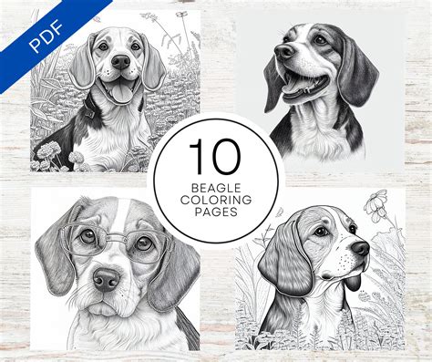 Cute Beagle Puppies Coloring Pages [2025]