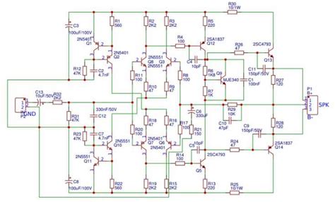 Efficient Amplifier Circuit Diagram PDF for Instant Download