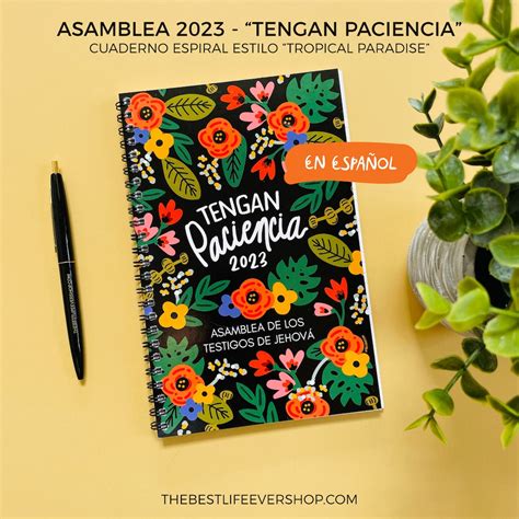 Cuaderno para la Asamblea Regional 2023 Tengan Paciencia Etsy España