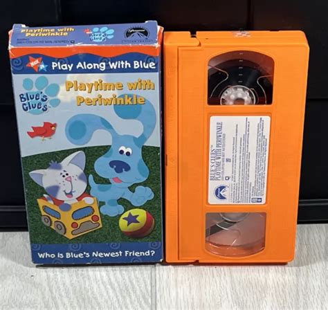 Blues Clues Playtime With Periwinkle Vhs Steve Burns Nick Jr