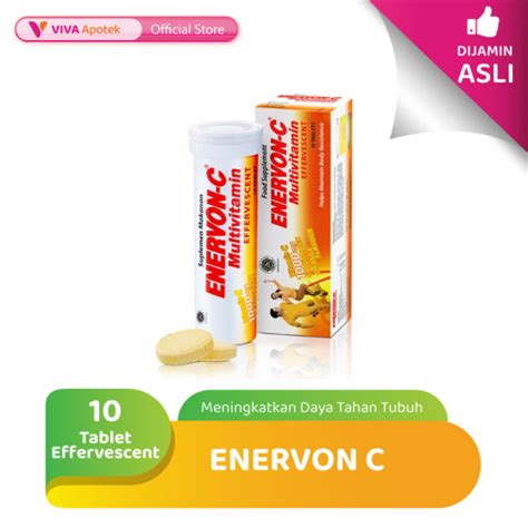 Enervon C Tube Untuk Meningkatkan Daya Tahan Tubuh Tablet Effervescent