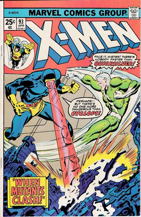 Uncanny X Men 93 1963 1st Series April 1975 Marvel Comics Etsy