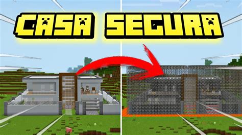 LA CASA Mas SEGURA De MINECRAFT BEDROCK Security House