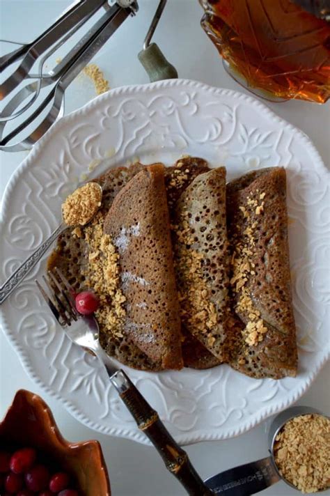 Galettes de sarrasin traditionnelles à l érable vegan sans gluten