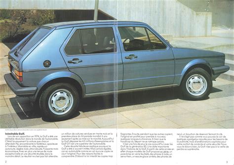 TheSamba VW Archives 1981 VW Golf Brochure French