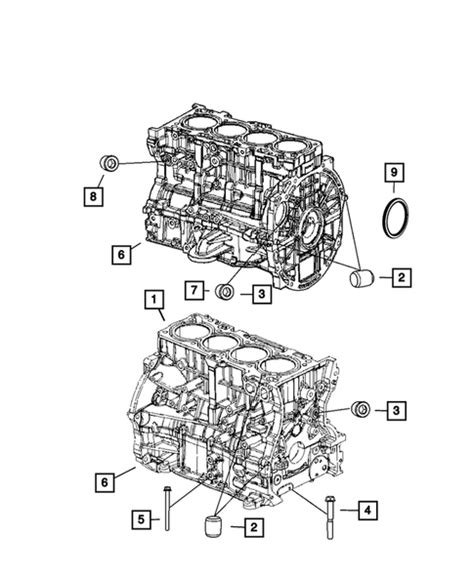 Cylinder Block For 2014 Dodge Avenger Wholesale Mopar