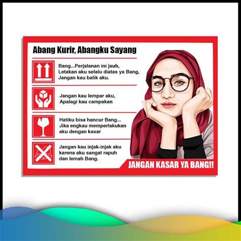 Jual Stiker Fragile Awas Pecah Unik Stiker Fragile Anti Pecah Murah