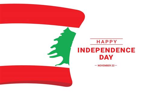 Lebanon Independence Day 14468550 Vector Art at Vecteezy