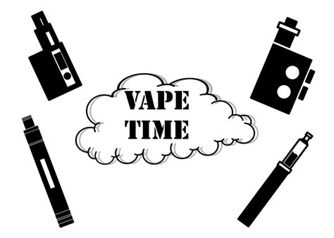 Logo Vape In Silhouette Illustrations 11005708 Vector Art At Vecteezy