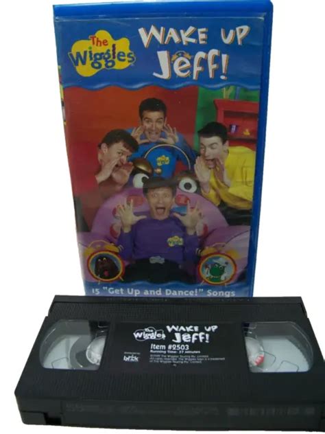 The Wiggles Wake Up Jeff Vhs 2000 15 Get Up And Dance Songs £1829 Picclick Uk