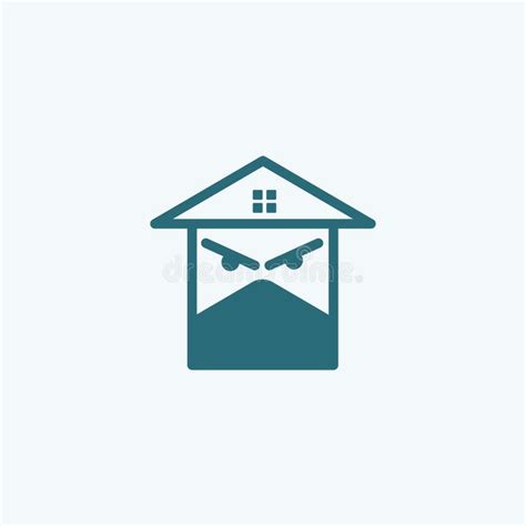 Ninja Real Estate Logo Concept Stock Illustration Illustration Of