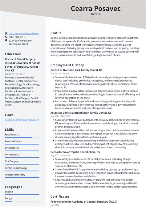 Top 18 Dentist Resume Objective Examples Resumecat