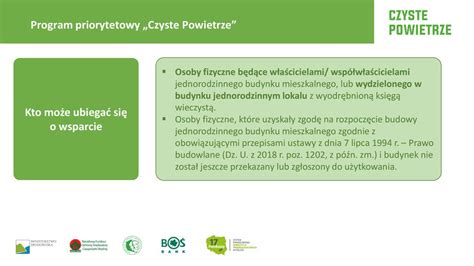 Program Priorytetowy Czyste Powietrze Ppt Pobierz