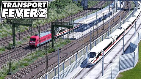 Transport Fever 2 S7 F10 Erster ICE SFS Bau Mitfahrt