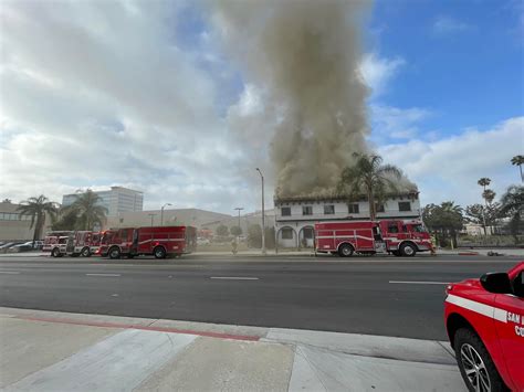 Commercial Building Engulfed In Two Alarm Fire San Bernardino County Fire Protection District