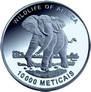 10 000 Meticais Wildlife Od Africa Mozambique Numista