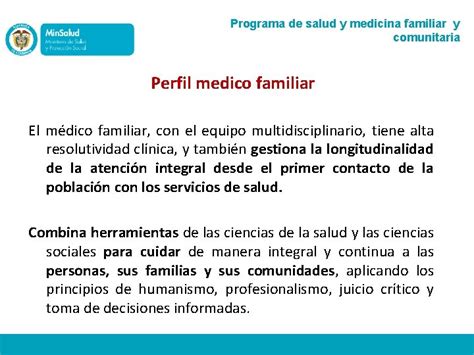 Programa De Salud Y Medicina Familiar Y Comunitaria