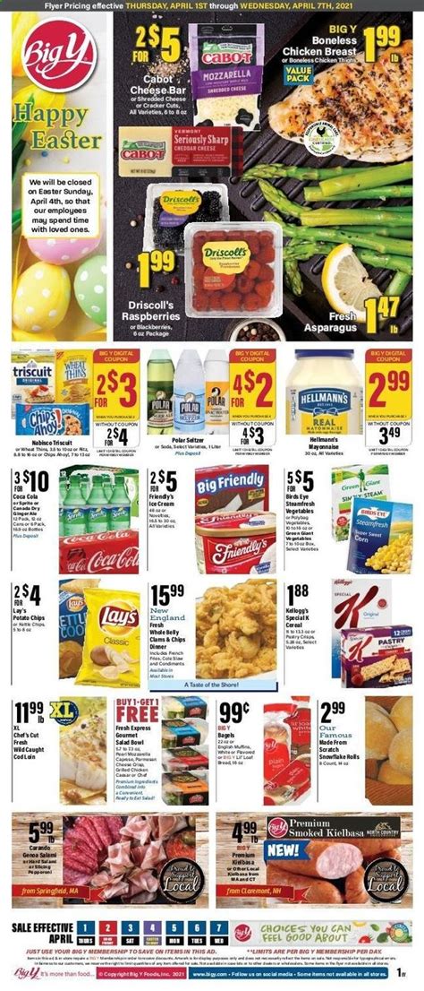 Big Y Ma Weekly Ad Flyer March 1 To April 7