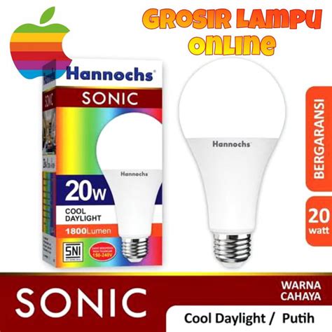 Jual Led Hannochs SONIC 3w 5w 7w 9w 12w 15w 20w Bohlam Lampu Hannochs