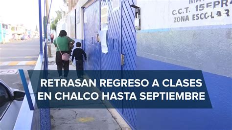 Por inundaciones retrasan regreso a clases en Chalco cuándo iniciarán