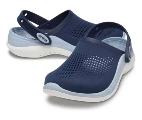 Sandália Crocs Lite Ride 360 Navy blue Grey Original 38 Frete grátis