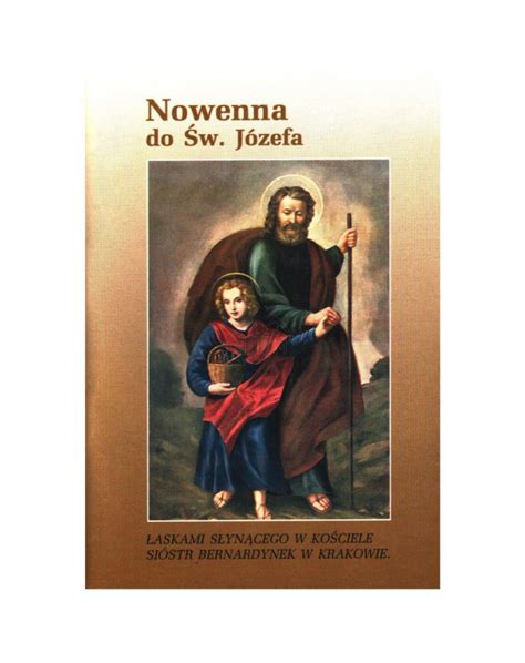 Nowenna do Św Józefa Książki katolickie Sanctus