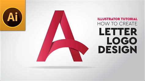 Create A Letter Logo Design In Adobe Illustrator YouTube